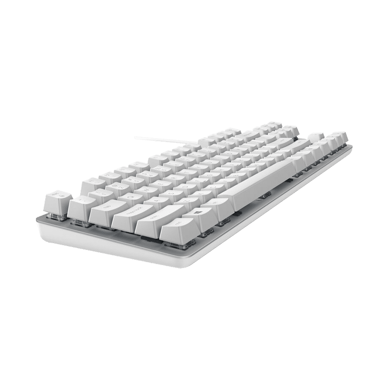 罗技 K835迷你机械键盘白色 红轴